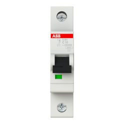   ABB S201-C10 kismegszakító, Icn=6kA, 1P, C karakterisztika, 230/440V AC, 60 V DC, In=10A