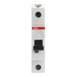   ABB S201-C32 Kismegszakító, Icn=6kA, 1P, C karakterisztika, 230/440V AC, 60 V DC, In=32A