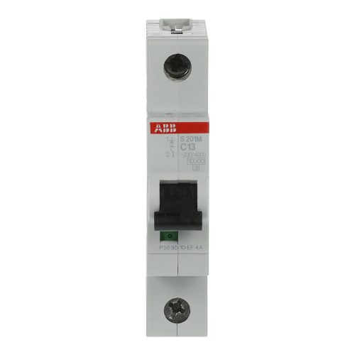 ABB S201M-C13 Kismegszakító, Icn=10kA, 1P, C karakterisztika, 230/440V AC, 60 V DC, In=13A