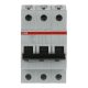 ABB S203M-C20 kismegszakító, Icn=10kA, 3P, C karakterisztika, 230/440V AC,  In=20A