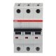 ABB S203M-C25 kismegszakító, Icn=10kA, 3P, C karakterisztika, 230/440V AC,  In=25A