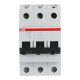 ABB S203M-C32 kismegszakító, Icn=10kA, 3P, C karakterisztika, 230/440V AC,  In=32A