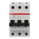 ABB S203M-C50 kismegszakító, Icn=10kA, 3P, C karakterisztika, 230/440V AC,  In=50A