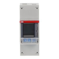   ABB B21 312-100 fogyasztásmérő; kWh; 1%-os (meddő: 2%); egyfázisú; 1x230V AC; 2 bemenet - 2 kimenet; 4 tarifás; RS-485; direkt mérés (65 A); hatásos és meddő import/export
