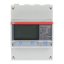   ABB B23 312-100 fogyasztásmérő; kWh; 1%-os (meddő: 2%); 3fázisú; 3x230/400V AC; 2 bemenet - 2 kimenet; 4 tarifás; RS-485; direkt mérés (65 A); hatásos és meddő import/export