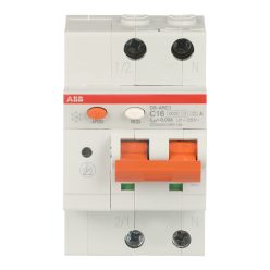   ABB DS-ARC1 C16 A30 kombinált FI & ívzárlat relé + kismegszakító 2P, In=16A, 30mA, A típus