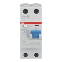   ABB F202A-25/0.03 Áramvédő kapcsoló (FI-relé), 2P, In=25A, 30mA, A típus