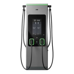   ABB C50DC elektromos autó töltő 50 kW, CCS2 kábel, RFID, LCD kijelző