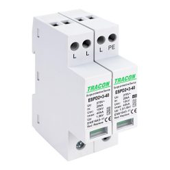   TRACON T2+T3 AC típusú túlfeszültséglevezető, egybeépített