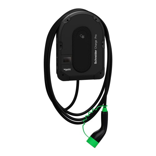 Schneider Charge Pro EV AC fali töltő 22 kW, 1/3 fázis, 32 A, 7 m Type2 kábel, RFID, MID, 4G modem